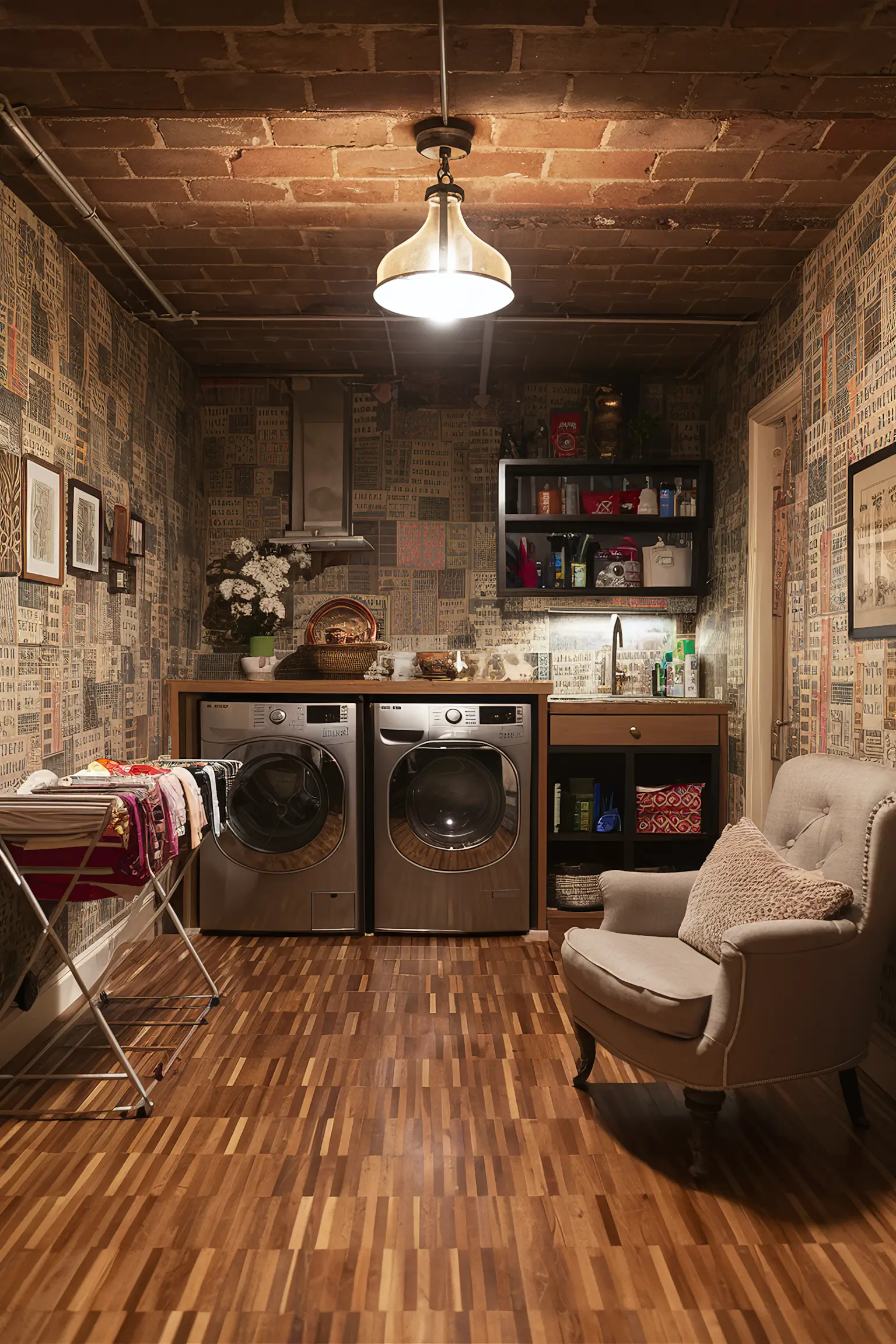 Creative Basement Laundry Room Ideas for a Functional and Stylish Space - Image 5