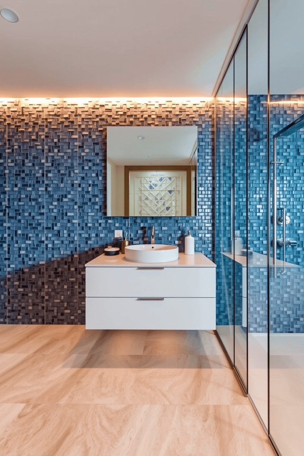 Stunning Bathroom Mosaic Floor Tile Ideas for a Stylish Remodel - Image 1