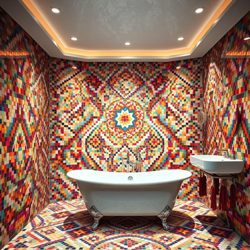 Stunning Bathroom Mosaic Floor Tile Ideas for a Stylish Remodel - Image 2