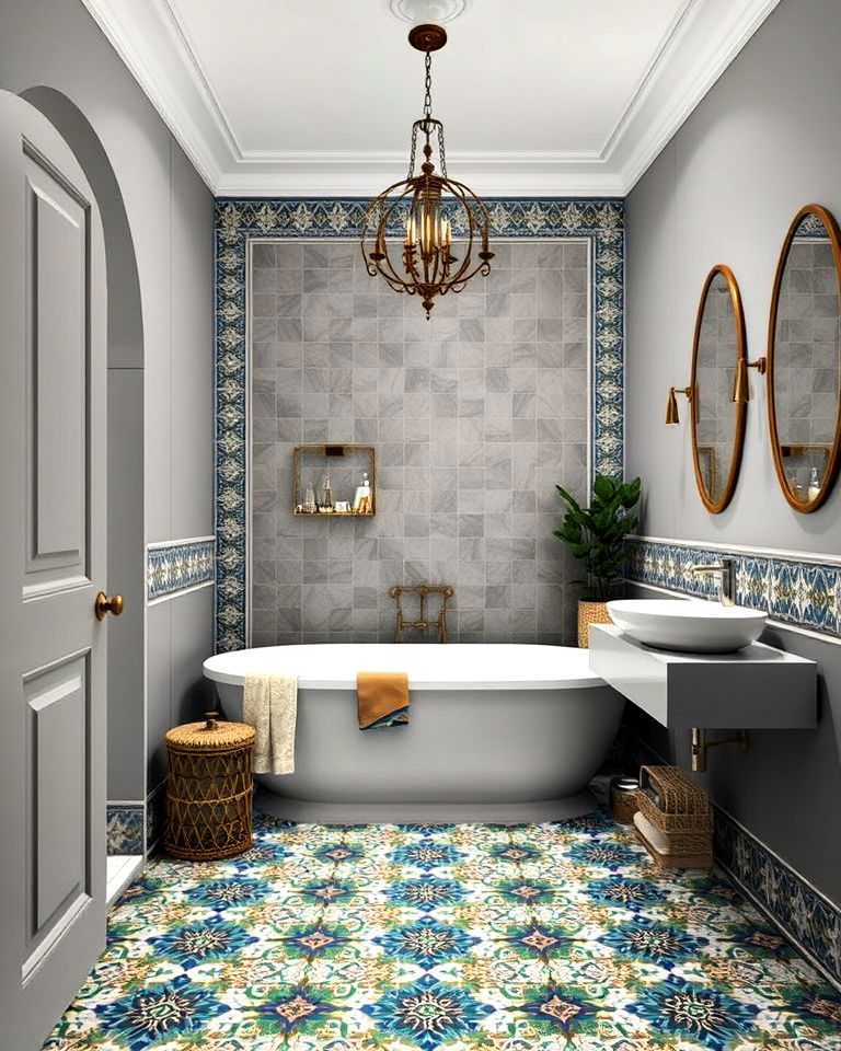 Stunning Bathroom Mosaic Floor Tile Ideas for a Stylish Remodel - Image 3